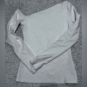 Elegant Cream Off-Shoulder Women's Top